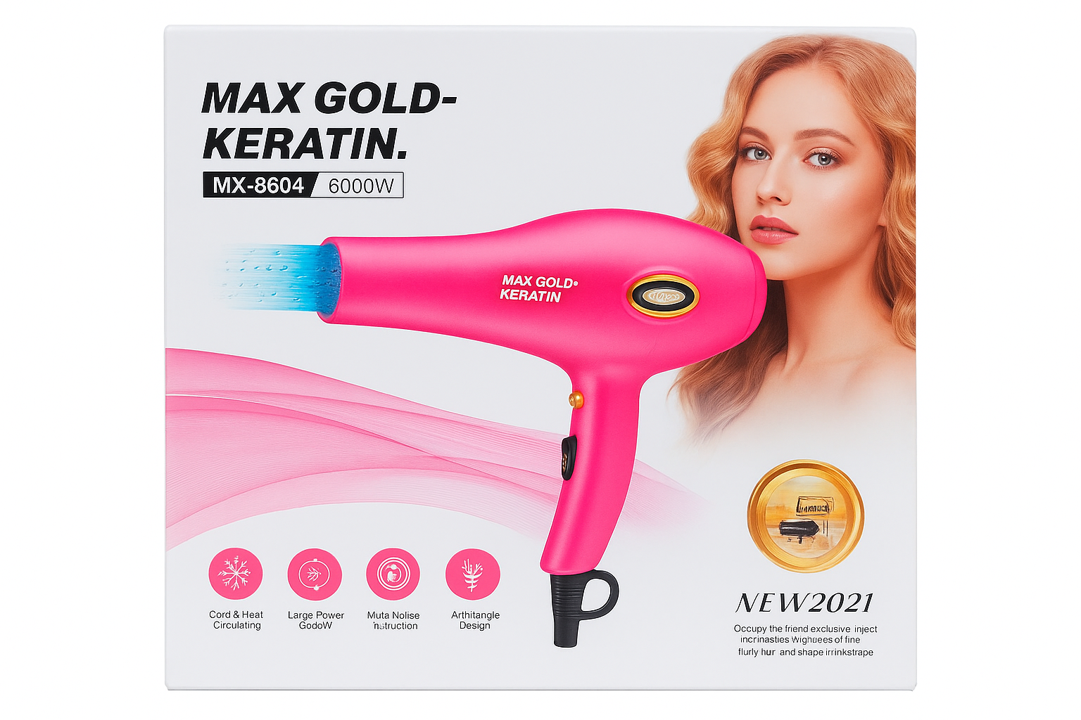 سشوار مکس گلد کراتین